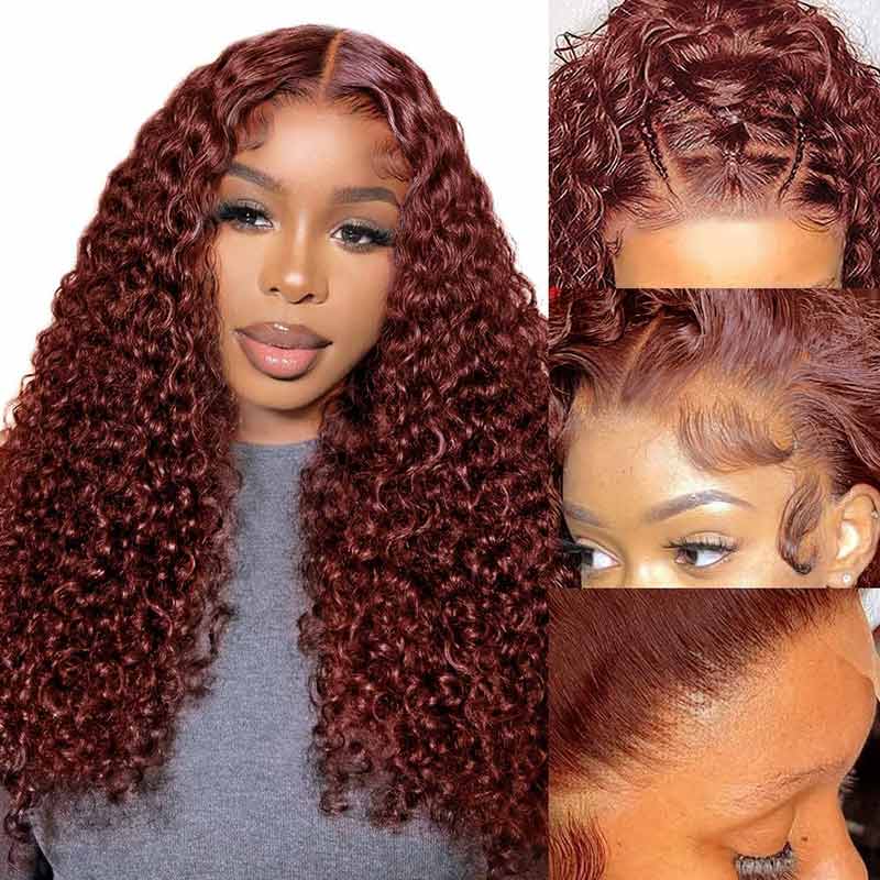 pre everything reddish brown wig