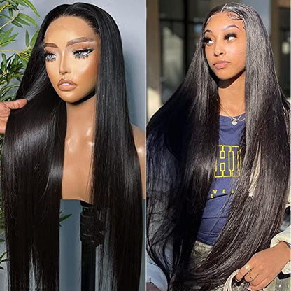 Straight invisible Strap 360 HD Lace Wig