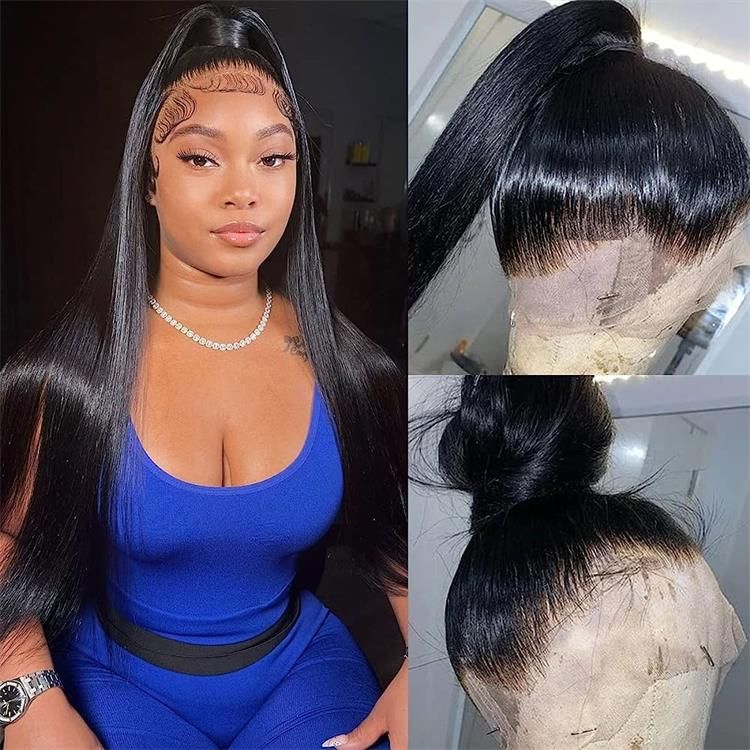 Straight invisible Strap 360 HD Lace Wig