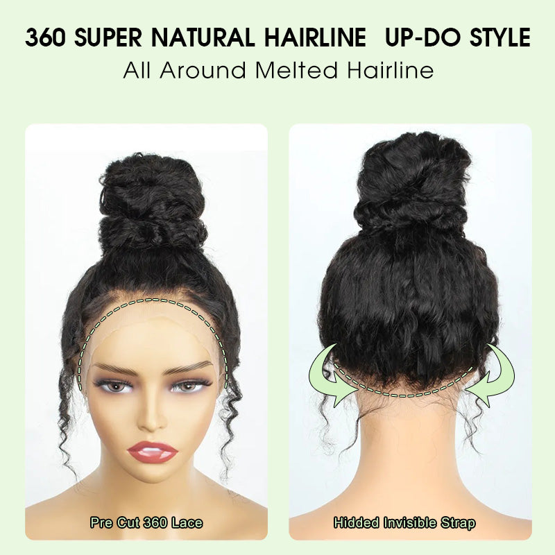 invisible Strap 360 Lace Wigs