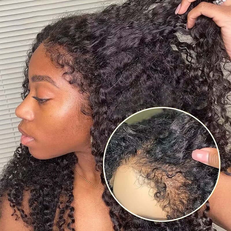 13x4 kinky curly lace wig