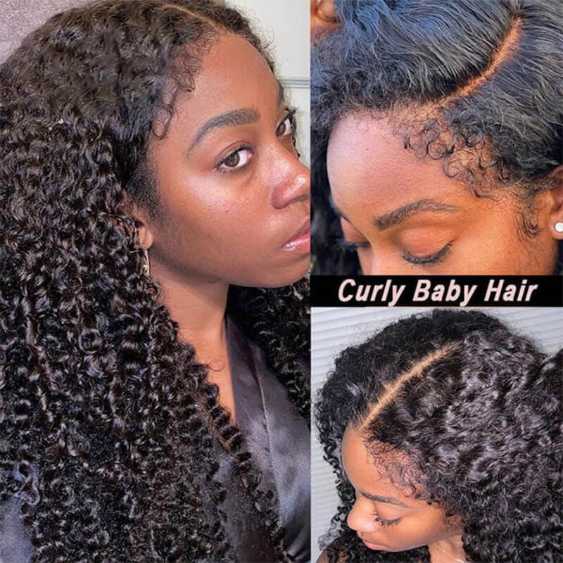 13x4 kinky curly lace wig