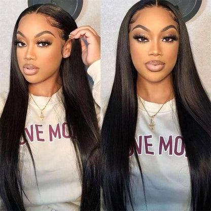 straight 4x4 hd lace closure wig