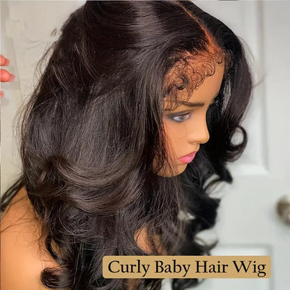 Body Wave 4C Edge Wigs