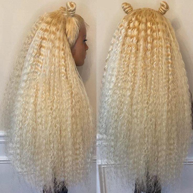 613 Blonde Water Wave 13x4 Lace Front Wigs Human Hair Transparent HD Lace Wig Natural Hairline