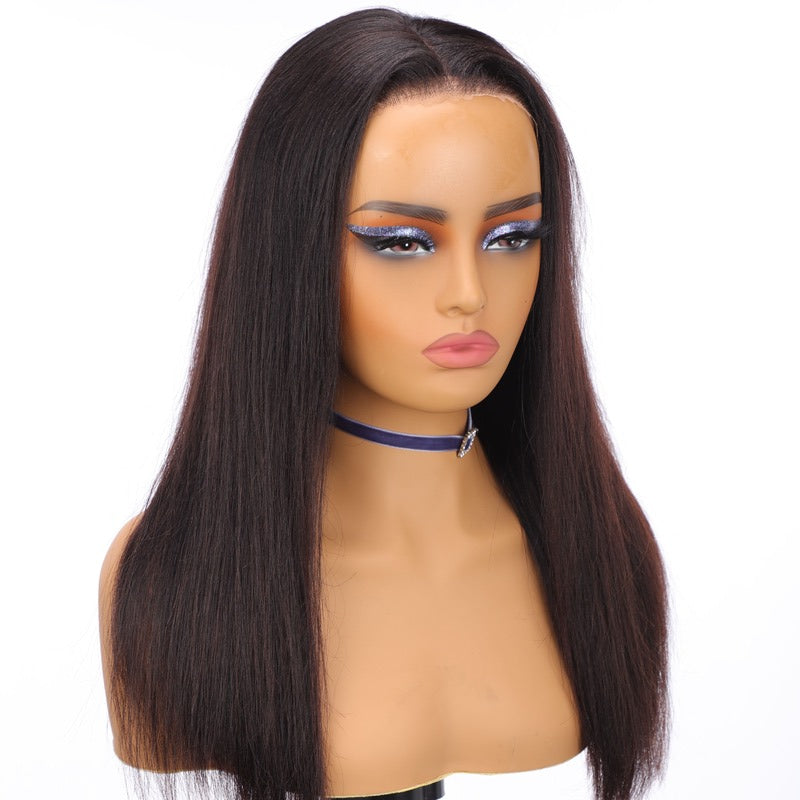 Yaki Straight Human Hair Wigs