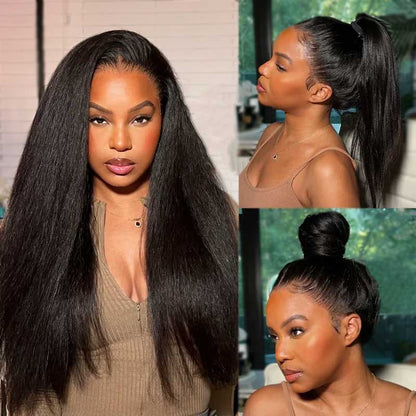 [Upgrade 3th Full Lace]Full Lace Wig 4D Encircle With Invisible Strap Fit HD Lace Parting Anywhere Wigs With 4C Edges