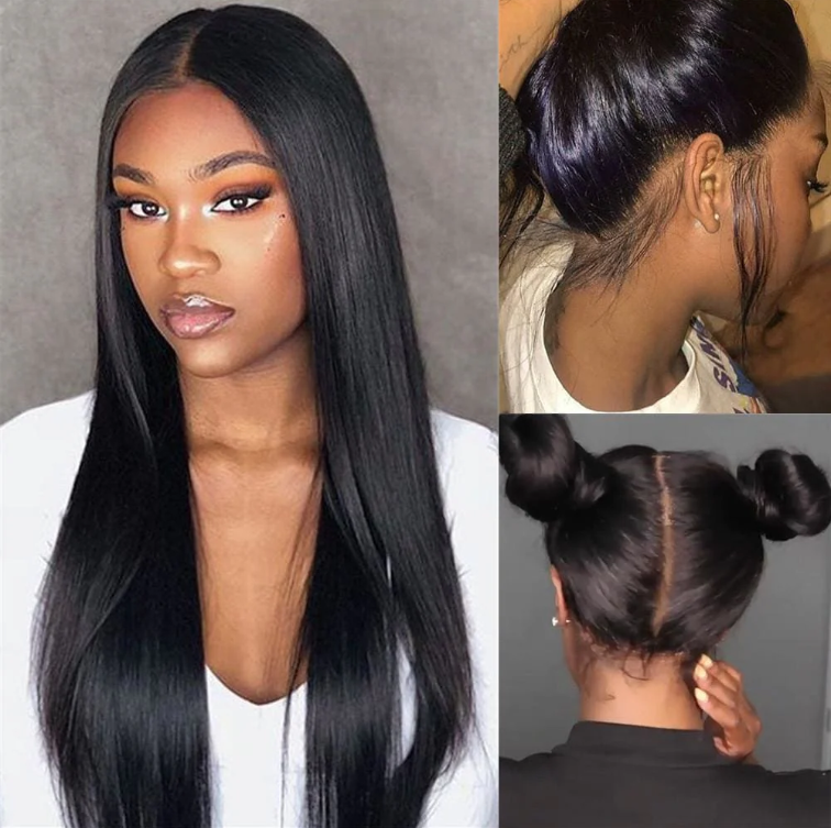 [Upgrade 3th Full Lace]Full Lace Wig 4D Encircle With Invisible Strap Fit HD Lace Parting Anywhere Wigs With 4C Edges