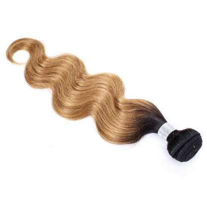 T1B27 2 tone ombre body wave bundles