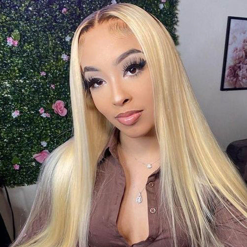 T4Y52 ombre color straight wig