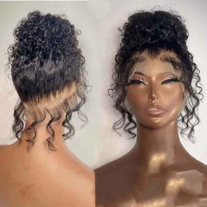 [Upgrade 3th Full Lace]Full Lace Wig 4D Encircle With Invisible Strap Fit HD Lace Parting Anywhere Wigs With 4C Edges