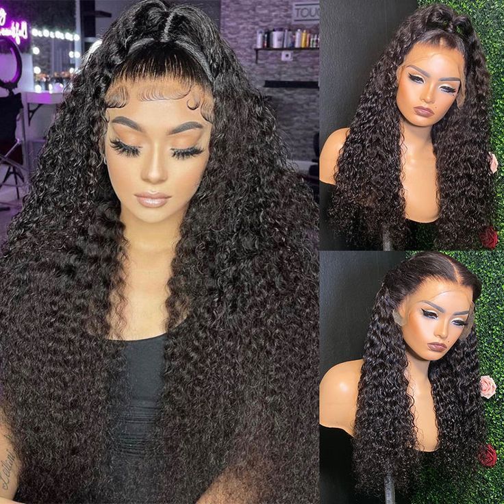 Water Wave Lace Front Human Hair Wig