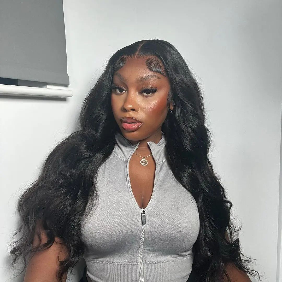 Pre Everything Bye-Bye Knots 8x5 Pre Cut HD Lace Ready Go Body Wave Glueless Wig With Pre Plucked Hairline Ear Tab Tapes Wig