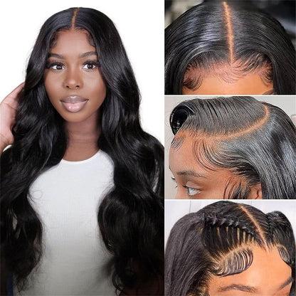 $189 = 2 Wigs | Highlight 1B /27 Straight Wig 8x5 Pre Cut Lace Wig 20&quot;+22&quot; HD Lace Body Wave 8x5 Lace Closure Wig