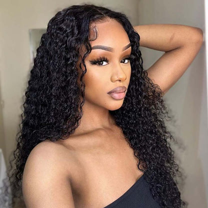 $189 Get 2 Wigs | 20Inch Pre Cut 8x5 Glueless Straight/Body Wave/Jerry Curly Lace Closure Wig + 22inch 8x5 Deep Wave/Water Wave /Loose Wave Wig  Bleached Knots