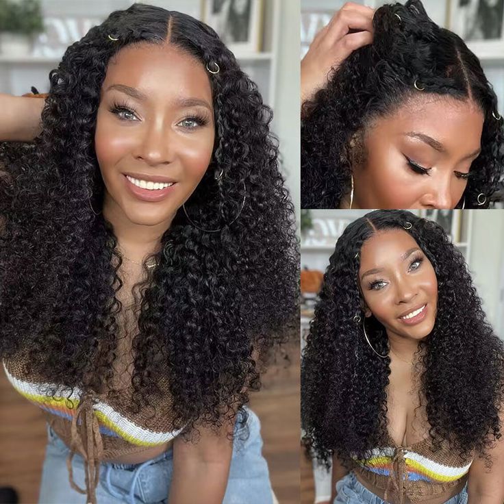 Pre-plucked 13x4 13x6 Invisible HD Lace Wigs Front Wigs With Pre Bleached Plucked Hairline Curly Glueless Lace Wigs