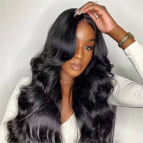 Loose Wave HD Lace Closure Wigs and Frontal Wigs with Curtain Bangs Wigs High Density