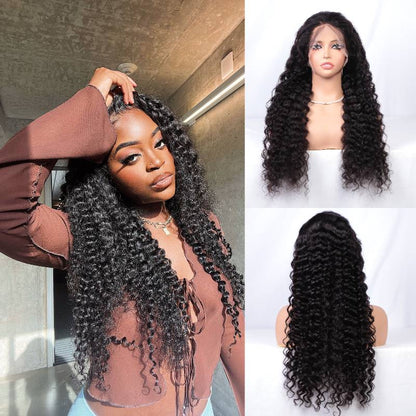 Pre Everything Glueless Wig 8X5 HD Lace Wig Deep Wave Human Hair Wear And Go Wig