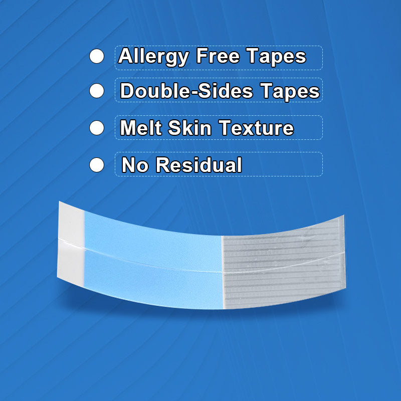 Free 10 Pieces| Ear to Ear Wig Allergy Free Tapes Sweat Proof Tapes Melt Skin Texture No Residual