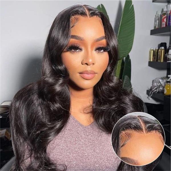  GUSYBG Human Human Lace Front Hair Wig Glueless Hair Curly wig  Hair with Closure Loose Wave lighten deals of the day : Beauty & Personal  Care