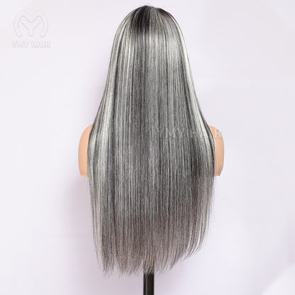 grey highlith wig