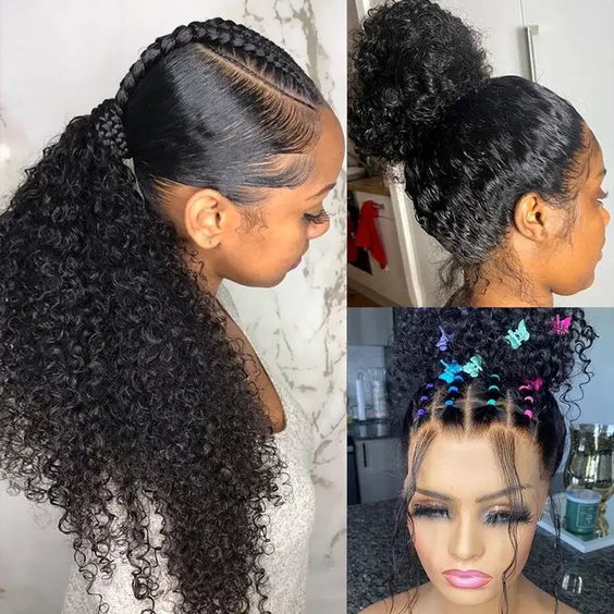 360 HD Lace Wigs With 4C Baby Hair