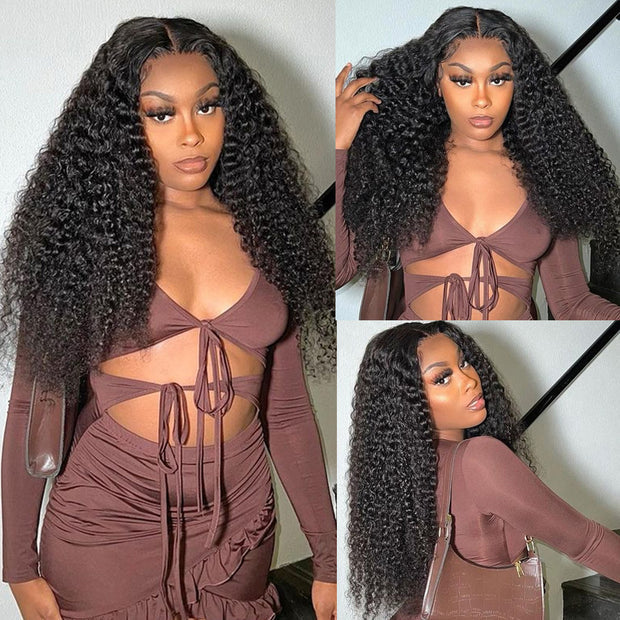 Jerry Curly Lace Closure Wigs