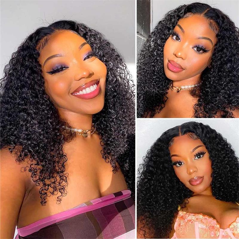 Kinky Curly 5x5 Glueless Lace Wigs