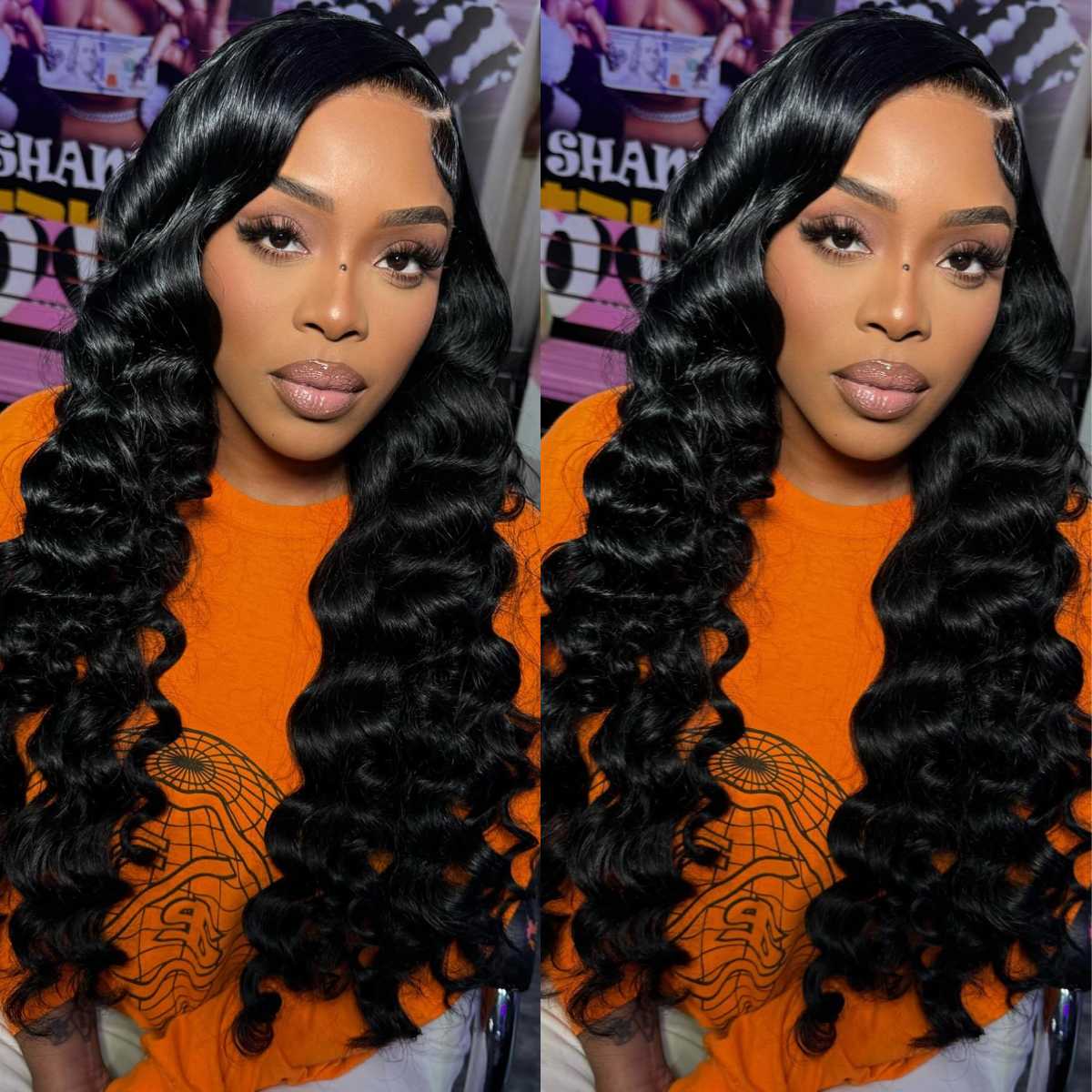 Upgraded Pre Bleached Knots 13x6 Full Lace Frontal Wig Loose Wave Human Hair Wig Pre Plucked