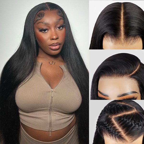 $189 Get 2 Wigs | 20Inch Pre Cut 8x5 Glueless Straight/Body Wave/Jerry Curly Lace Closure Wig + 22inch 8x5 Deep Wave/Water Wave /Loose Wave Wig  Bleached Knots