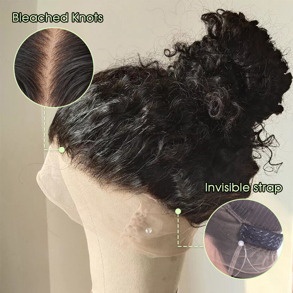 360 HD Lace Wigs With 4C Baby Hair