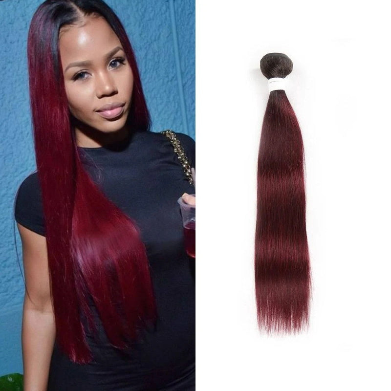 Burgundy hair clearance color straight hair