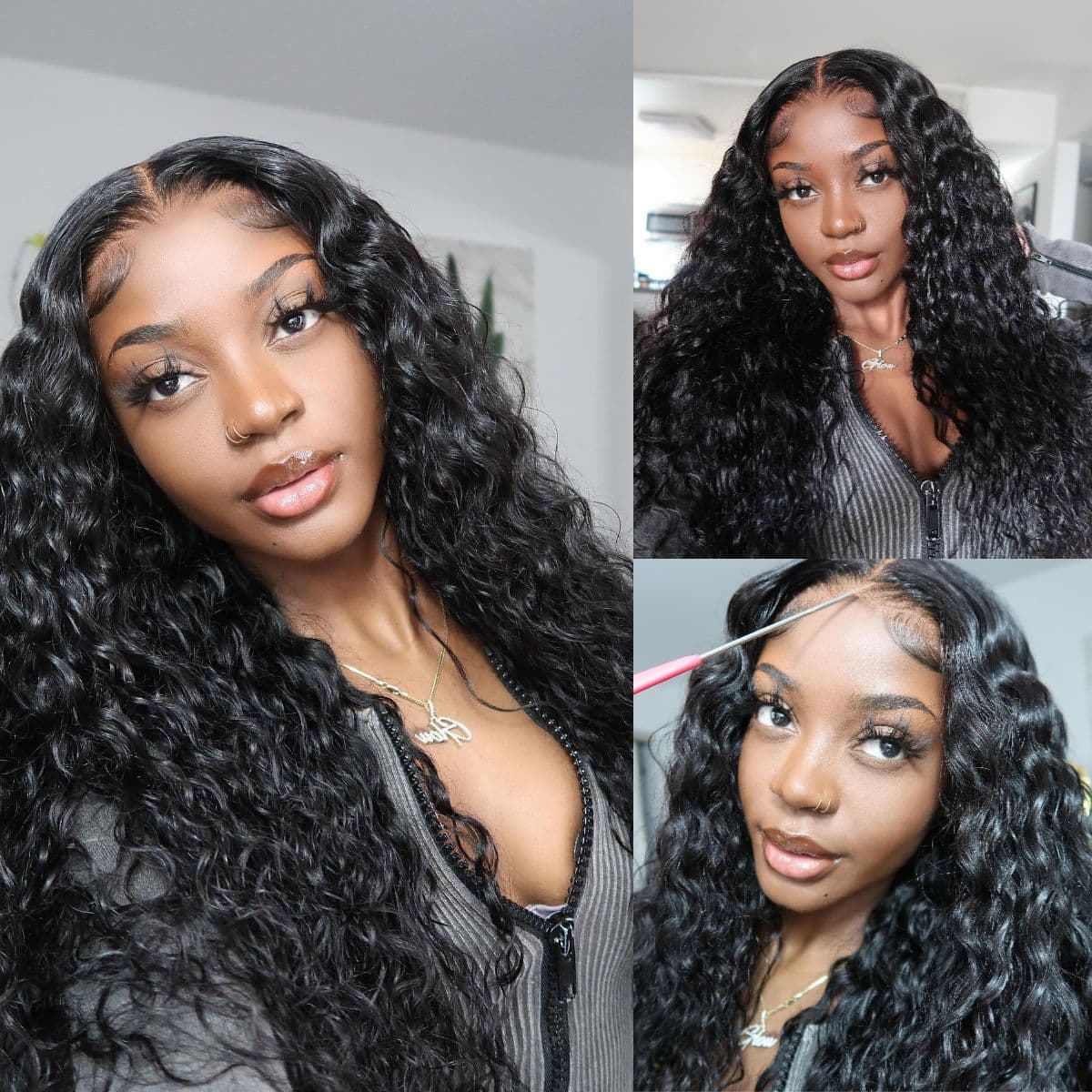 Water Wave Lace Front Human Hair Wig