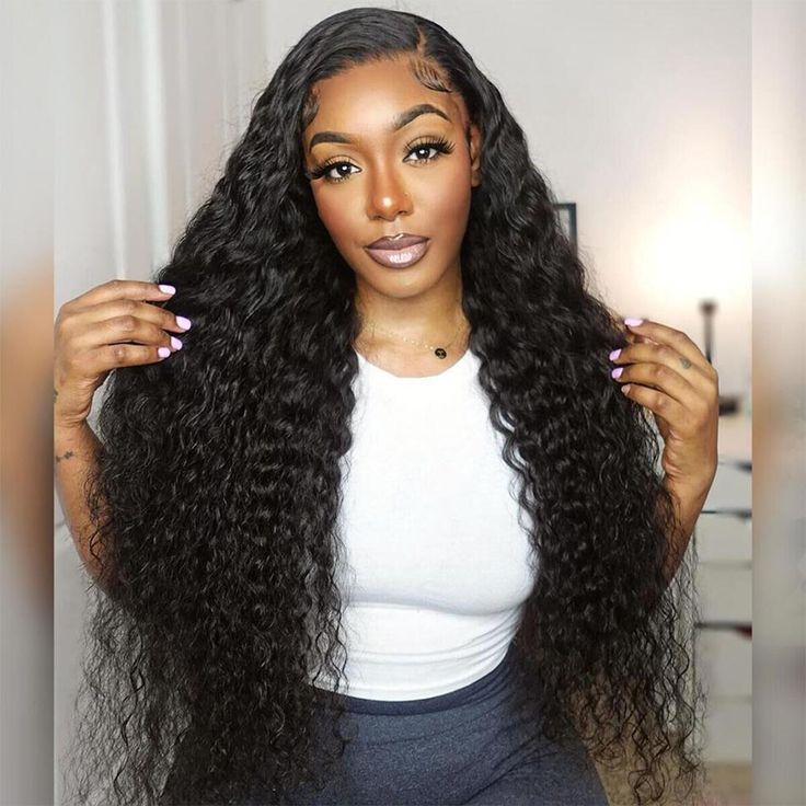 $179 Get 2 Wigs | 8x5 Bleached Knots Water Wave Glueless Lace Wig Pre Cut + 5x5 Lace Short Curly Bob Wigs Pre Plucked