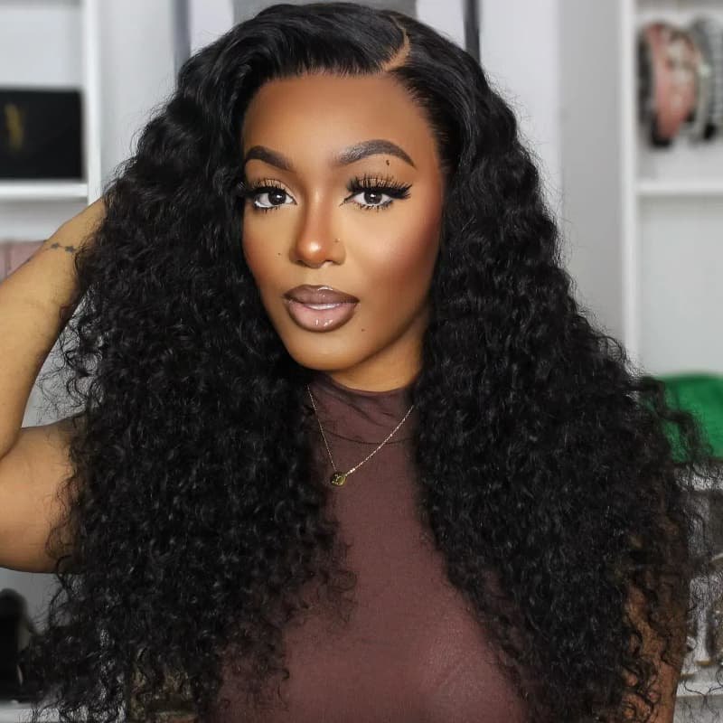 Water Wave Lace Front Human Hair Wig