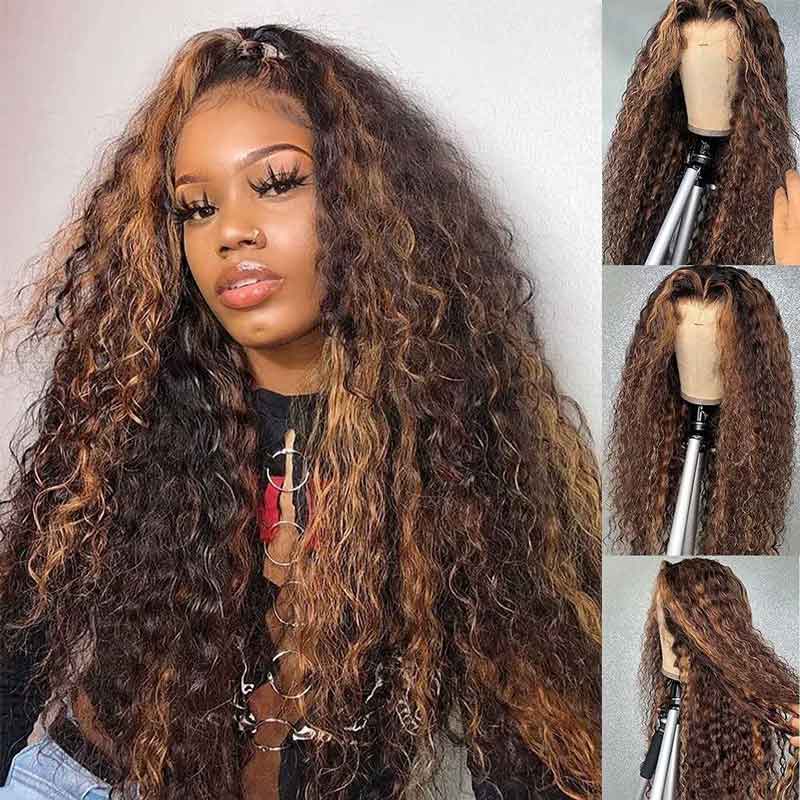 [Upgrade 3th 360] Highlight New Tech Upgrade Glueless 360 HD Lace Wigs With Invisi-Strap Snug Fit Pre Everthing Wigs